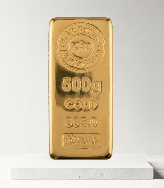 KârGold 500 Gr 995 Purity Gold Bar