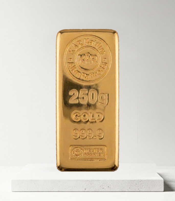 KârGold 250 Gr 999 Purity Gold Bar