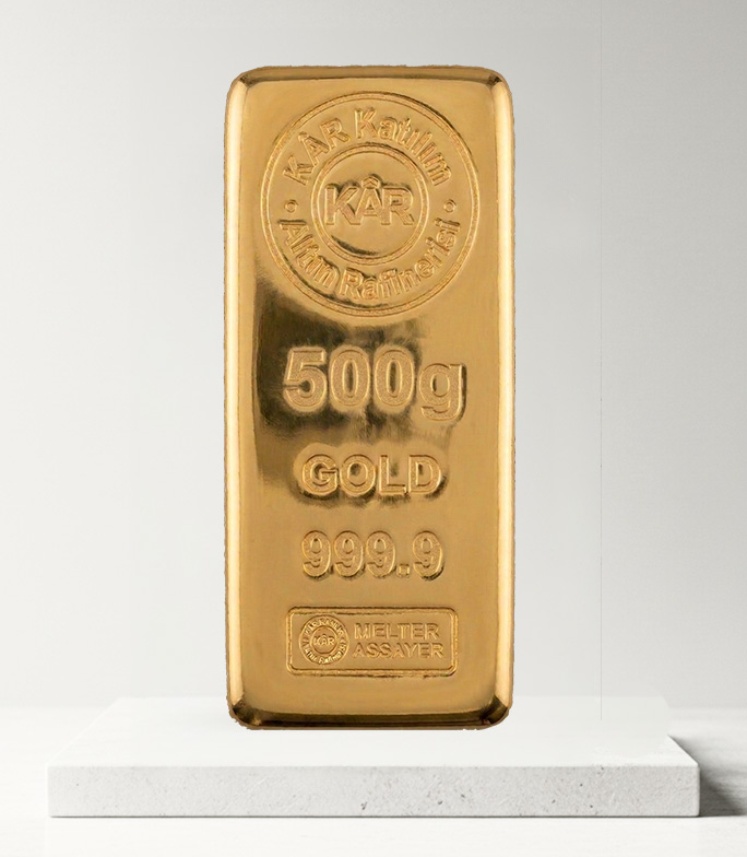 KârGold 500 Gr 999 Purity Gold Bar