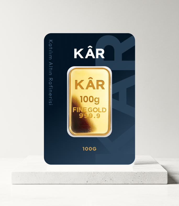 KârGold 100 Gr Gold Bar
