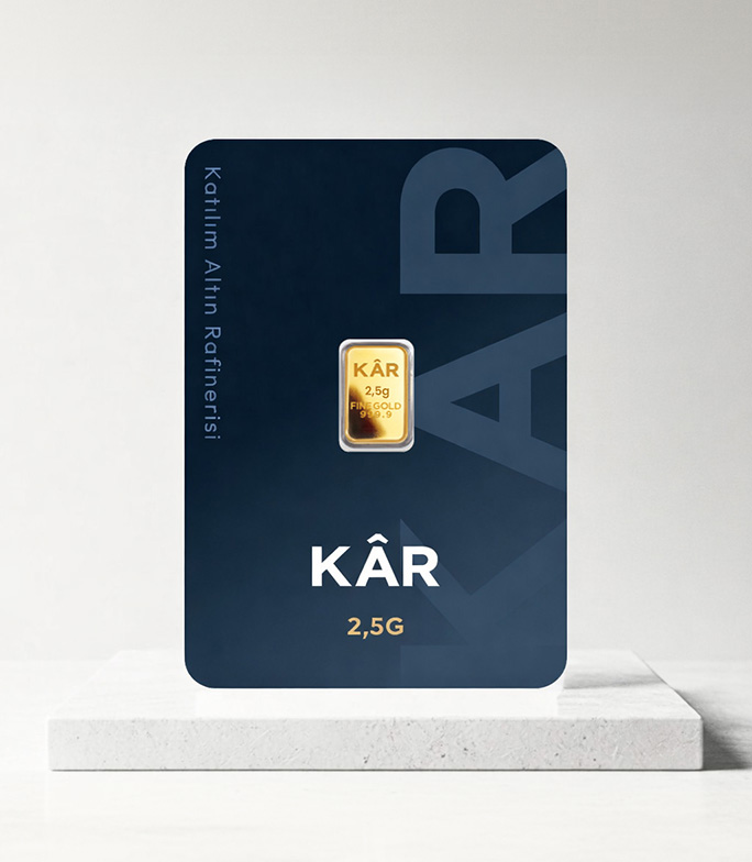KârGold 2.5 Gr Gold Bar