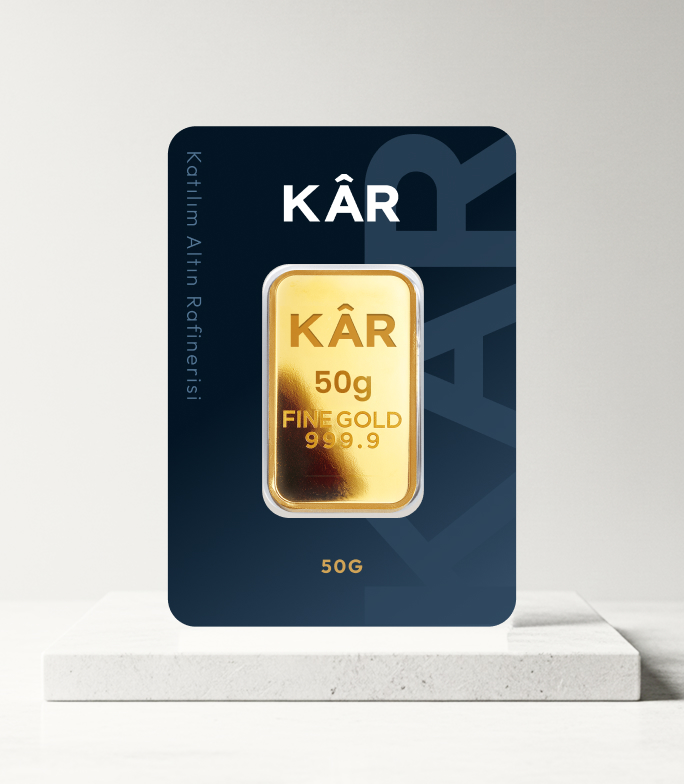 KârGold 50 Gr Gold Bar