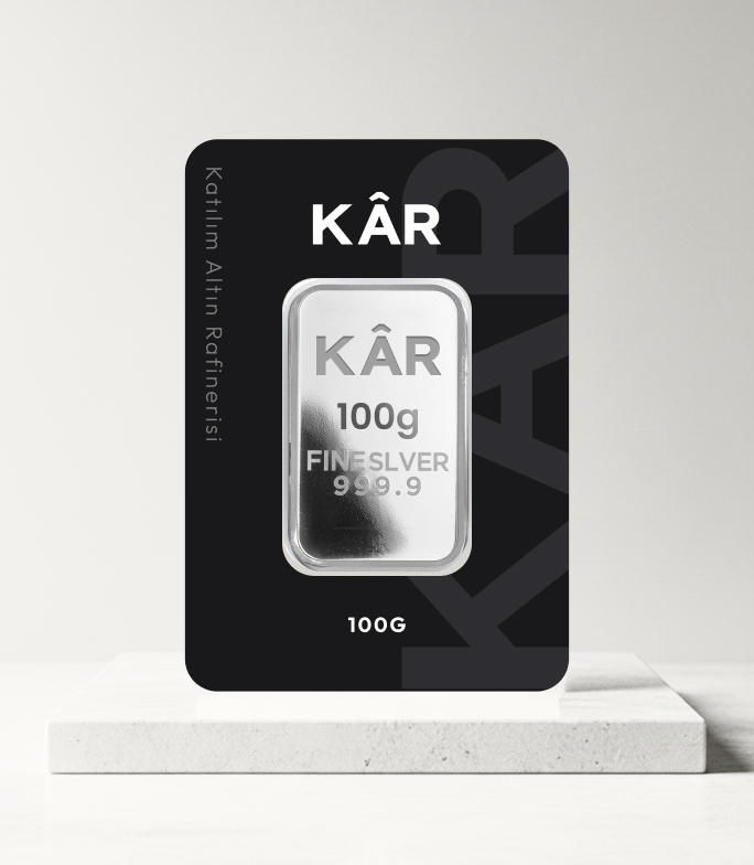 KârGold 100 Gr Silver Bar